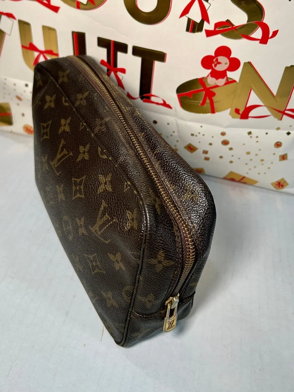 Auth Louis Vuttion Monogram Vanity pouch